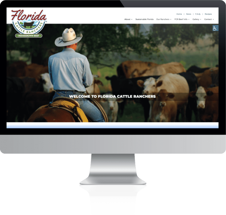 Florida Cattle Ranchers Website Example