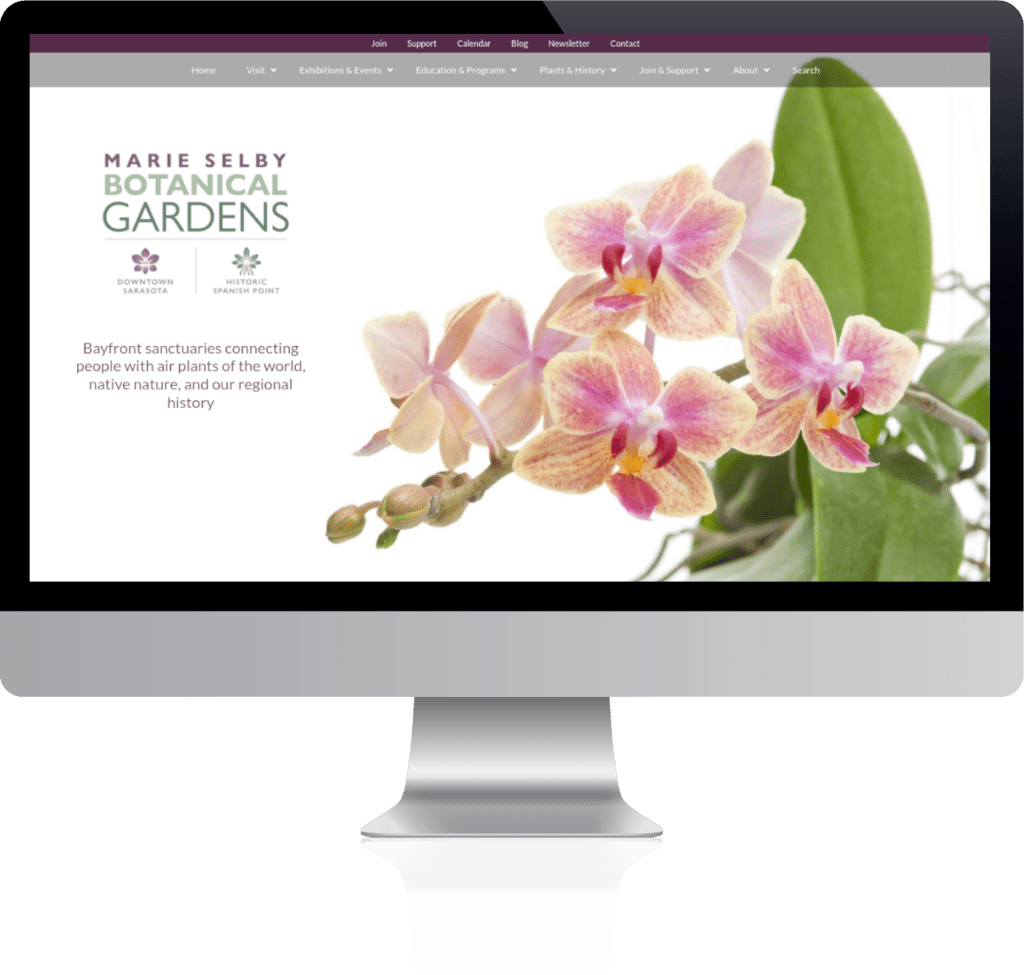 Selby Gardens Website Example