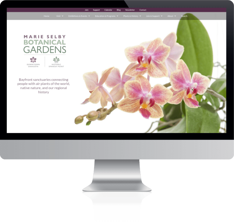 Selby Gardens Website Example
