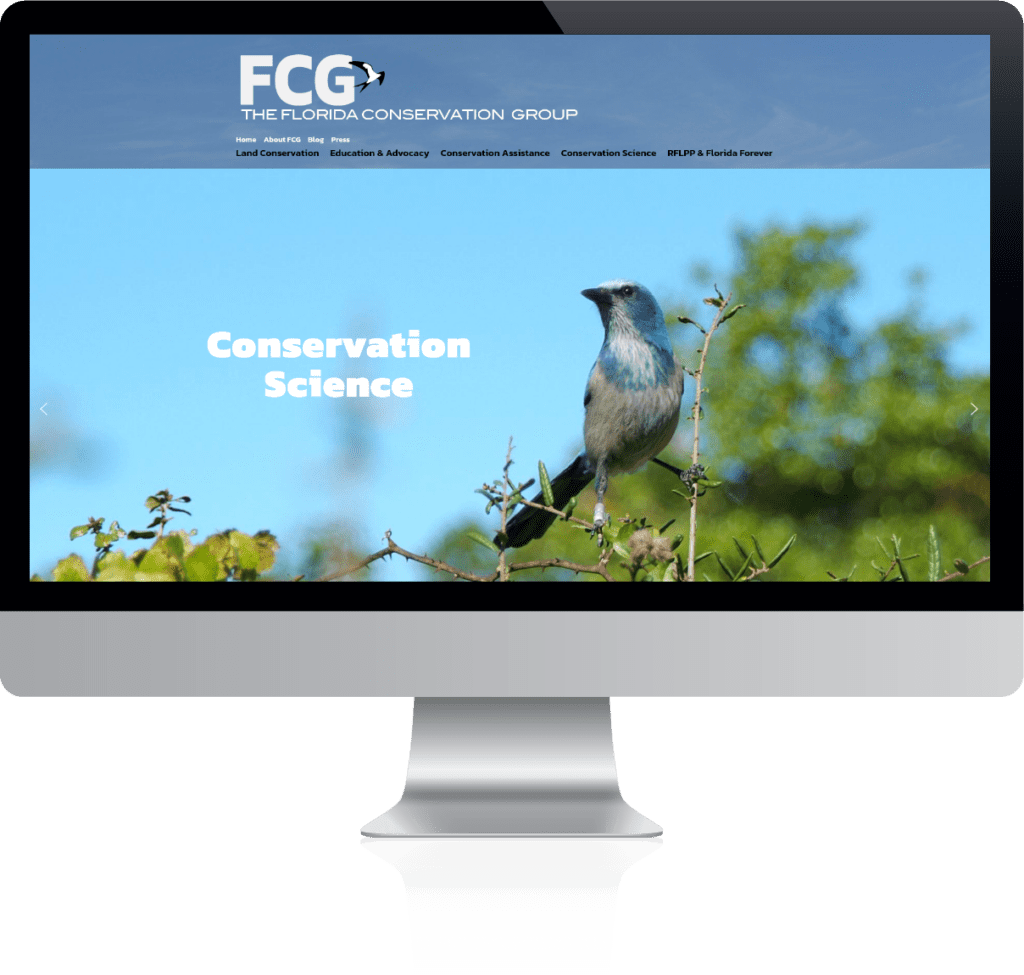 Florida Conservation Group Website Example