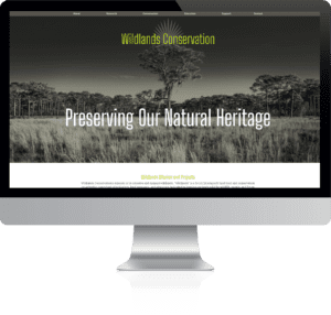 Wildlands Conservation Website Example