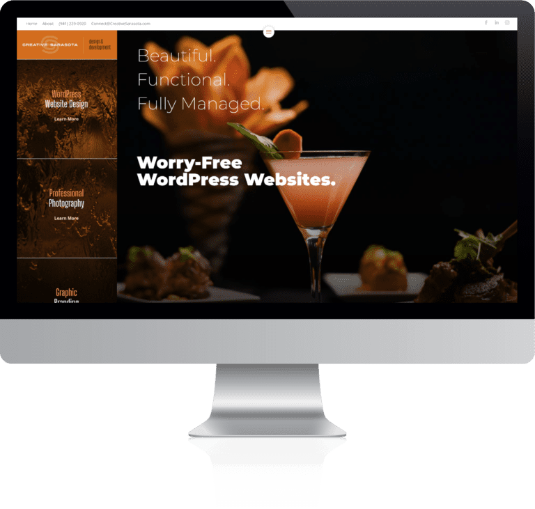 Creative Sarasota LLC Website Example