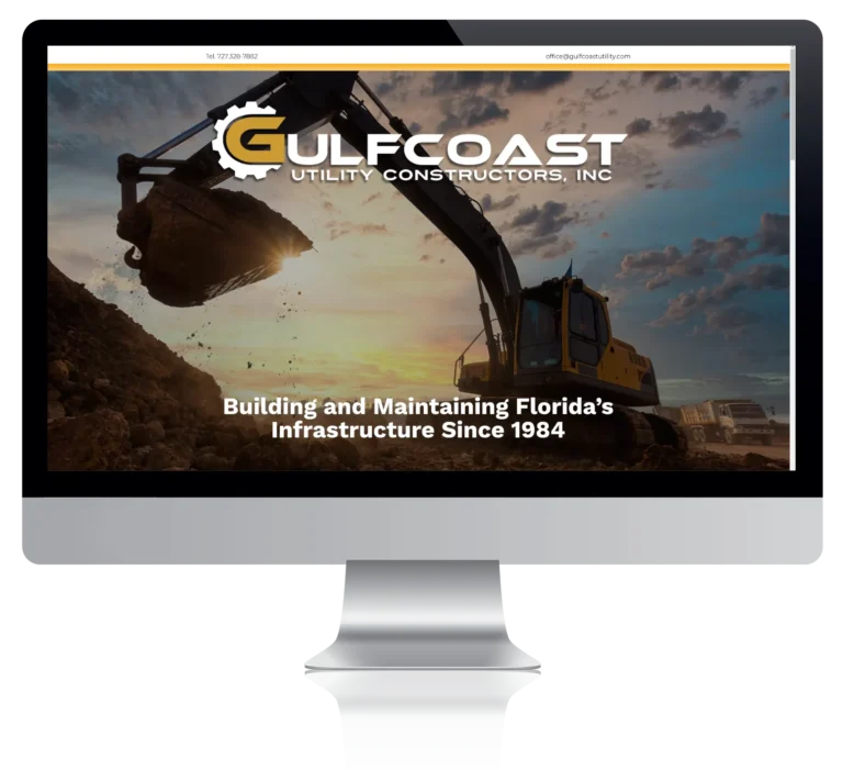 Gulfcoast Utility Constructors Website Example